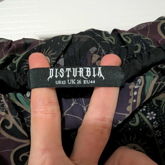 EUC Disturbia Clarette Chiffon Layered Midi Skirt - Picture 3 of 4